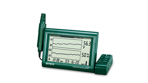 So sánh kỹ thuật giữa Máy ghi biểu đồ nhiệt độ và độ ẩm EXTECH RH520B-NIST và Máy đo độ ồn EXTECH SL10